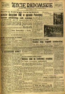 Życie Radomskie, 1948, nr 255