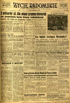 Życie Radomskie, 1948, nr 258