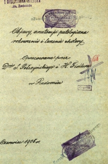 Objawy, anatomia patologiczna, rokowanie i leczenie cholery