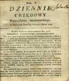 Dziennik Urzędowy Województwa Sandomierskiego, 1825, nr 8