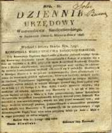 Dziennik Urzędowy Województwa Sandomierskiego, 1825, nr 10