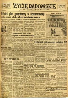 Życie Radomskie, 1948, nr 279