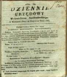 Dziennik Urzędowy Województwa Sandomierskiego, 1825, nr 24