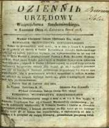 Dziennik Urzędowy Województwa Sandomierskiego, 1825, nr 26