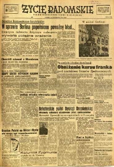 Życie Radomskie, 1948, nr 289