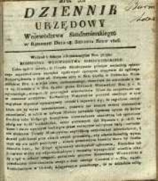 Dziennik Urzędowy Województwa Sandomierskiego, 1825, nr 35