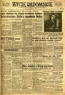 Życie Radomskie, 1948, nr 300
