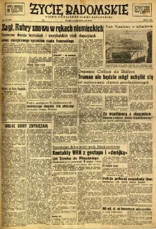 Życie Radomskie, 1948, nr 312