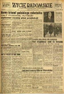 Życie Radomskie, 1948, nr 321
