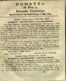 Dziennik Urzędowy Województwa Sandomierskiego, 1827, nr 9, dod.