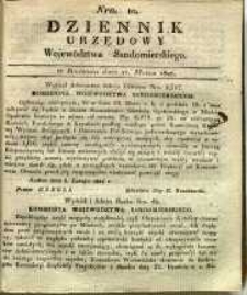 Dziennik Urzędowy Województwa Sandomierskiego, 1827, nr 10