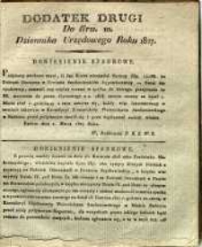 Dziennik Urzędowy Województwa Sandomierskiego, 1827, nr 10, dod. II