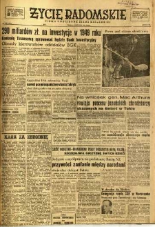 Życie Radomskie, 1948, nr 338