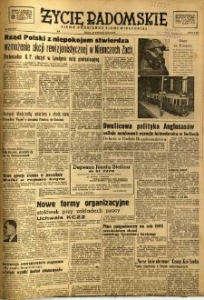 Życie Radomskie, 1948, nr 357