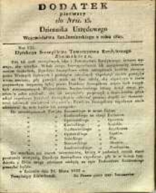 Dziennik Urzędowy Województwa Sandomierskiego, 1827, nr 15, dod. I