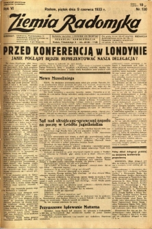 Ziemia Radomska, 1933, R. 6, nr 130