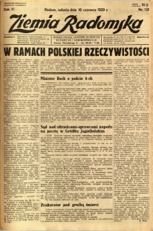 Ziemia Radomska, 1933, R. 6, nr 131