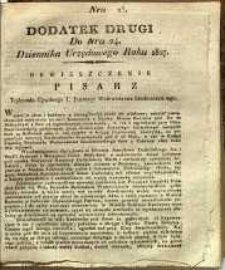 Dziennik Urzędowy Województwa Sandomierskiego, 1827, nr 24, dod. II