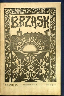 Brzask: Dwumiesięcznik uczennic Seminarium Nauczycielskiego w Mariówce, 1931, R. (8) 4, nr (34) 18