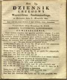 Dziennik Urzędowy Województwa Sandomierskiego, 1827, nr 39