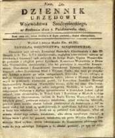 Dziennik Urzędowy Województwa Sandomierskiego, 1827, nr 40