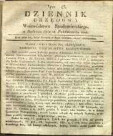 Dziennik Urzędowy Województwa Sandomierskiego, 1827, nr 43
