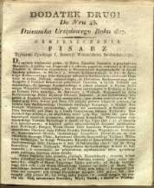 Dziennik Urzędowy Województwa Sandomierskiego, 1827, nr 43, dod. II