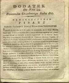 Dziennik Urzędowy Województwa Sandomierskiego, 1827, nr 44, dod.