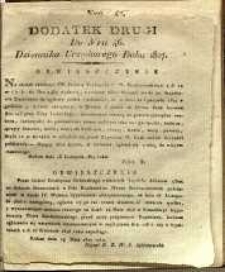Dziennik Urzędowy Województwa Sandomierskiego, 1827, nr 46, dod. II