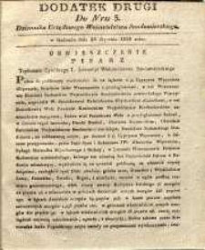 Dziennik Urzędowy Województwa Sandomierskiego, 1828, nr 3, dod. II