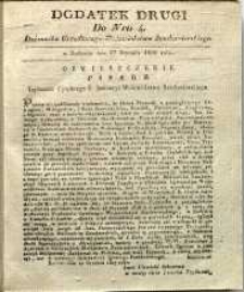Dziennik Urzędowy Województwa Sandomierskiego, 1828, nr 4, dod. II