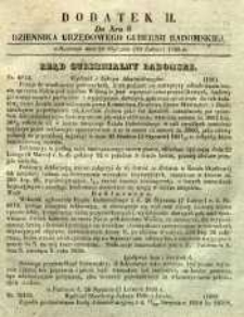 Dziennik Urzędowy Gubernii Radomskiej, 1855, nr 6, dod. II