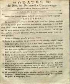 Dziennik Urzędowy Województwa Sandomierskiego, 1828, nr 10, dod. I