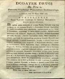 Dziennik Urzędowy Województwa Sandomierskiego, 1828, nr 11, dod. II