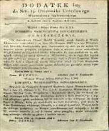 Dziennik Urzędowy Województwa Sandomierskiego, 1828, nr 14, dod. I