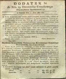 Dziennik Urzędowy Województwa Sandomierskiego, 1828, nr 19, dod. III