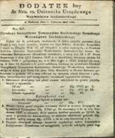 Dziennik Urzędowy Województwa Sandomierskiego, 1828, nr 22, dod. I