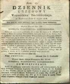 Dziennik Urzędowy Województwa Sandomierskiego, 1828, nr 27