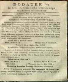 Dziennik Urzędowy Województwa Sandomierskiego, 1828, nr 28, dod. I