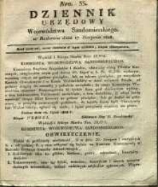 Dziennik Urzędowy Województwa Sandomierskiego, 1828, nr 33
