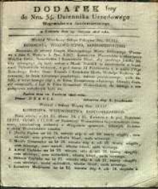 Dziennik Urzędowy Województwa Sandomierskiego, 1828, nr 34, dod. I