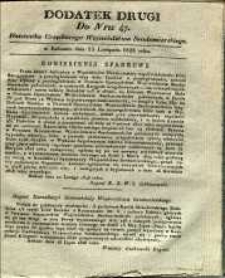 Dziennik Urzędowy Województwa Sandomierskiego, 1828, nr 47, dod. II