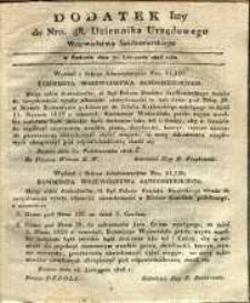 Dziennik Urzędowy Województwa Sandomierskiego, 1828, nr 48, dod. I
