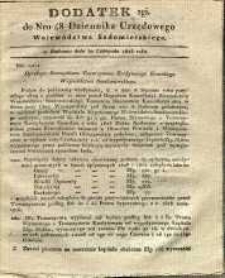 Dziennik Urzędowy Województwa Sandomierskiego, 1828, nr 48, dod. II