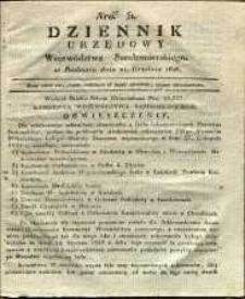 Dziennik Urzędowy Województwa Sandomierskiego, 1828, nr 51
