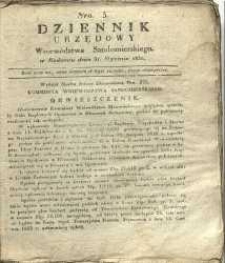 Dziennik Urzędowy Województwa Sandomierskiego, 1830, nr 5