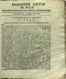 Dziennik Urzędowy Województwa Sandomierskiego, 1830, nr 6, dod. II