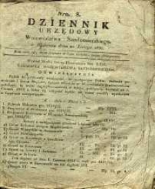 Dziennik Urzędowy Województwa Sandomierskiego, 1830, nr 8