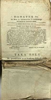 Dziennik Urzędowy Województwa Sandomierskiego, 1830, nr 9, dod. I