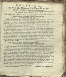 Dziennik Urzędowy Województwa Sandomierskiego, 1830, nr 14, dod. III